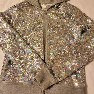SOLD: VS PINK FASHION SHOW SEQUIN HOODIE EUC